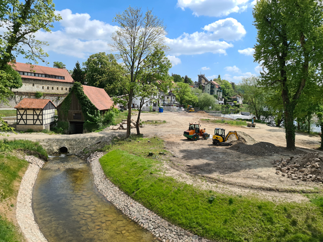 Flood repair, Radinsel “Bad Kösen”
